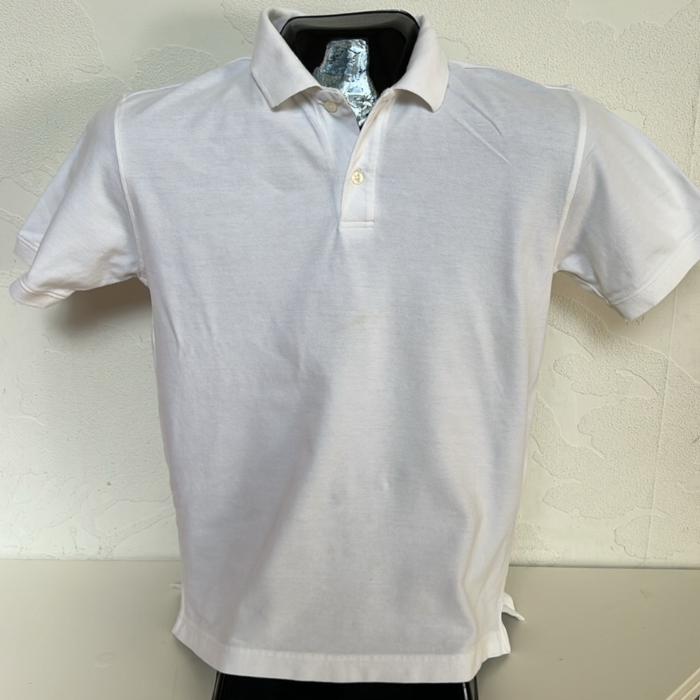 OLD NAVY Boy’s White Short Sleeve Polo Size XL